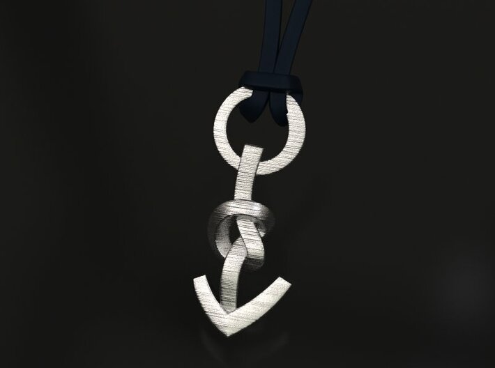 Knotted Mars pendant - original 3d printed Mars knotted pendant