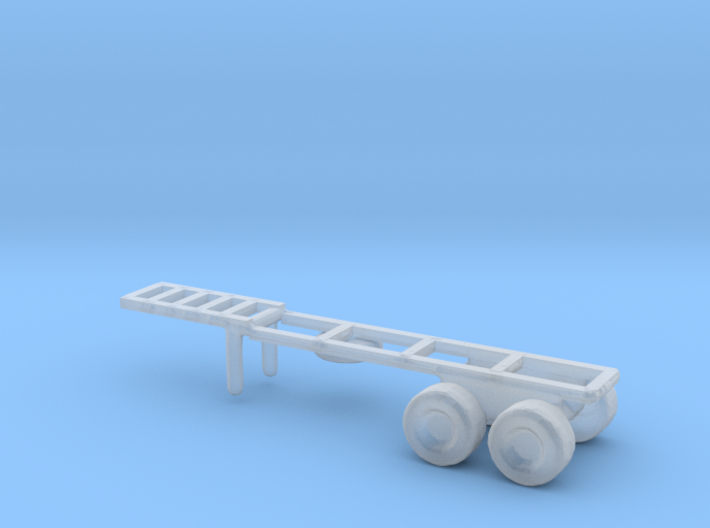 1/200 Scale M126 Semitrailer Chassis 3d printed
