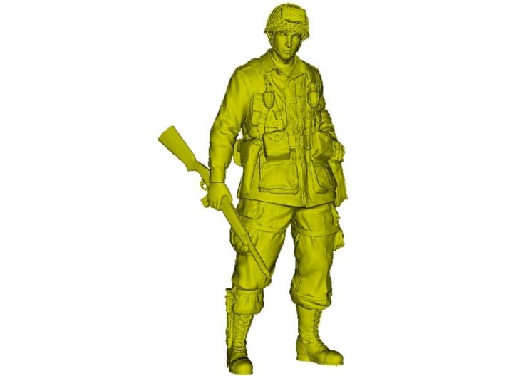 1/24 scale D-Day US Army 101st Airborne soldier 3d printed