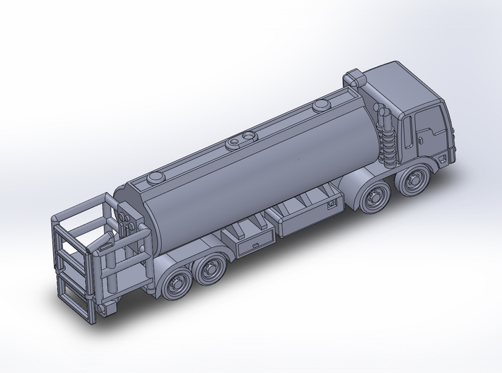 EuroTruck v2 Fuel 4axle 3d printed 