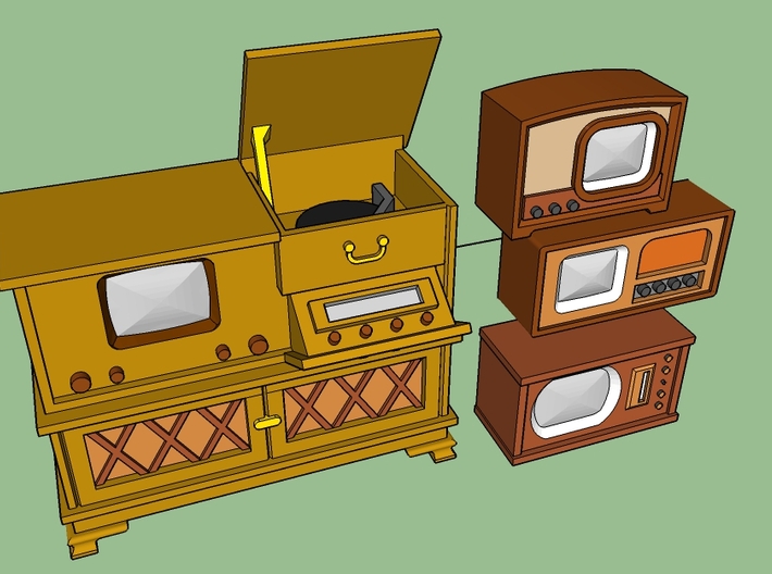 1949 TV's 3d printed