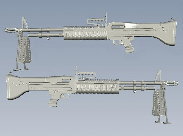 1/24 scale Saco Defense M-60 machinegun x 1 3d printed 