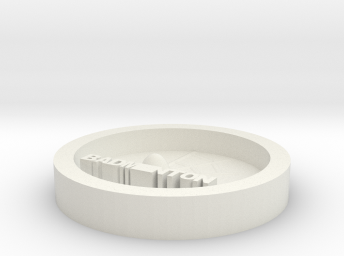 DIY key ring badminton 3d printed