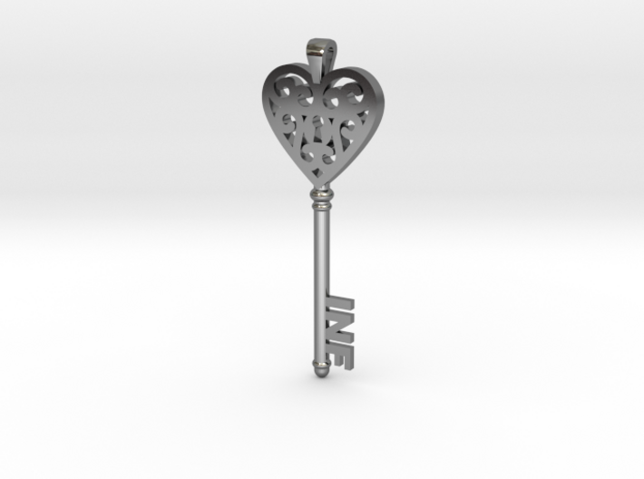 heartkey-new 3d printed