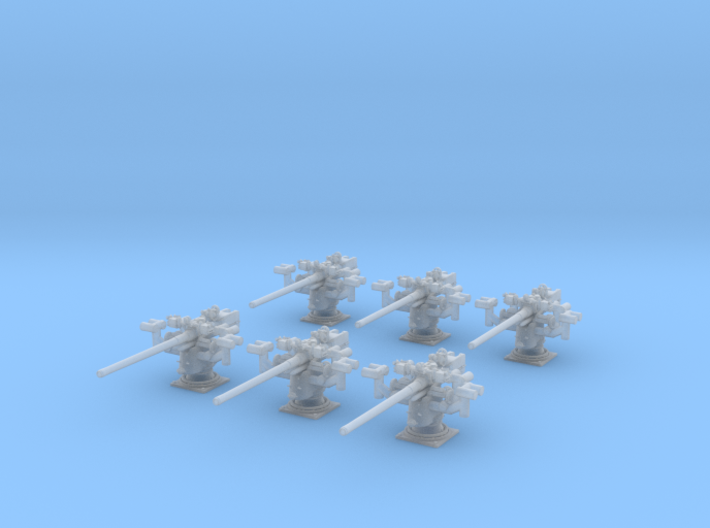 1/350 UBoot 8.8 cm SK C/35 Naval Deck Gun Set 3d printed 