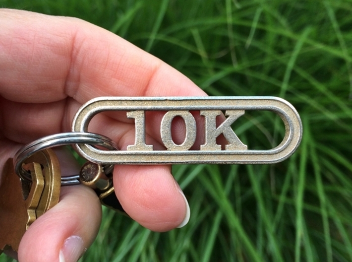 Running Keychain - Gift for 10K Runners 3d printed Great Gift for Your Favorite Runner!