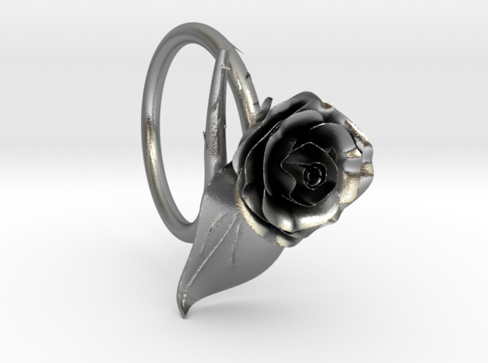 Rose Ring 3d printed
