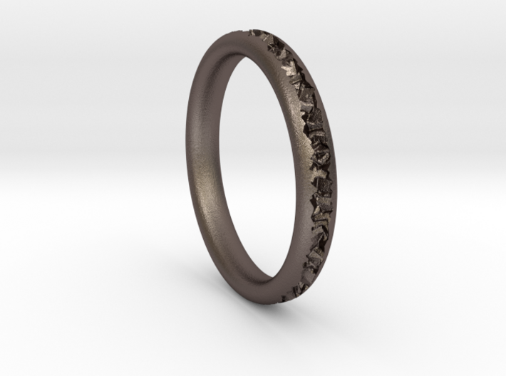 Destroyed ring - Size 9 3d printed