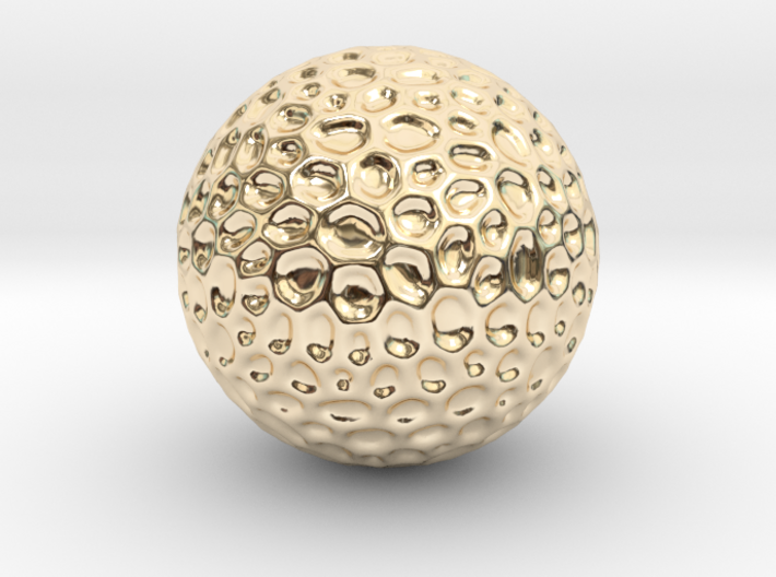 DRAW geo - sphere alien egg golf ball 3d printed