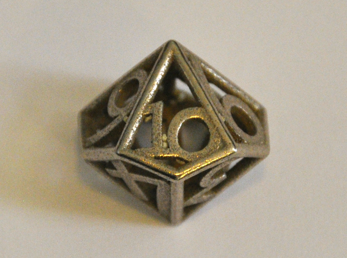 D10 Balanced - Numbers Only 3d printed