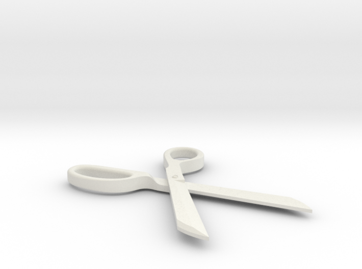 Scissors Pendant 3d printed 