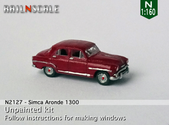 Simca Aronde 1300 (N 1:160) 3d printed 