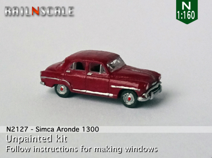 Simca Aronde 1300 (N 1:160) 3d printed