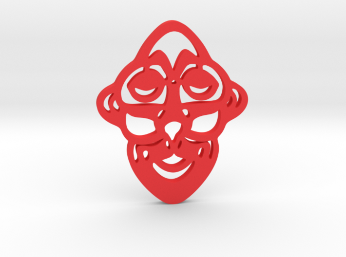 Mask Pendant 3d printed