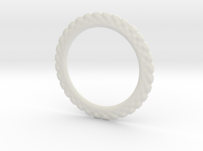 Soften ring shape for earrings or pendant 3d printed