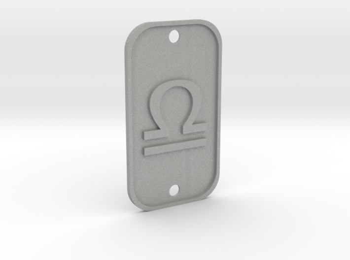 Libra (The Scales) DogTag V1 3d printed