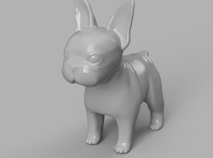 french bull dog 3d printed