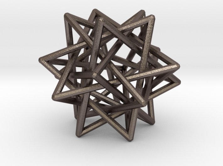 Interlaced Tetrahedrons 3 Inch x 3 Inch 3d printed