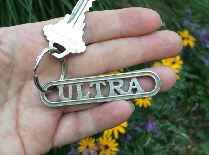 Ultra Marathon Gift Keychain  3d printed Gift for Ultra Runners.