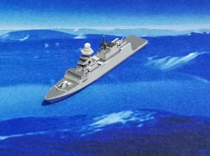 Bergamini-Class FFG (2011), 1/1800 3d printed Painted Sample