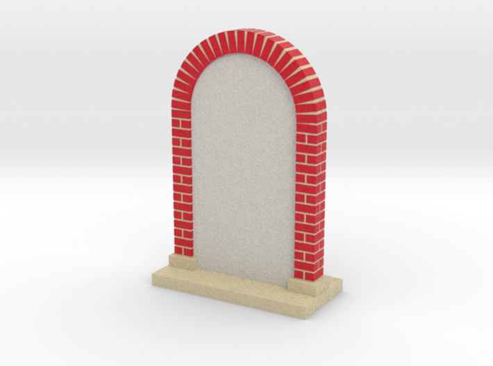 arch wall - customizable sandstone various sizes 3d printed