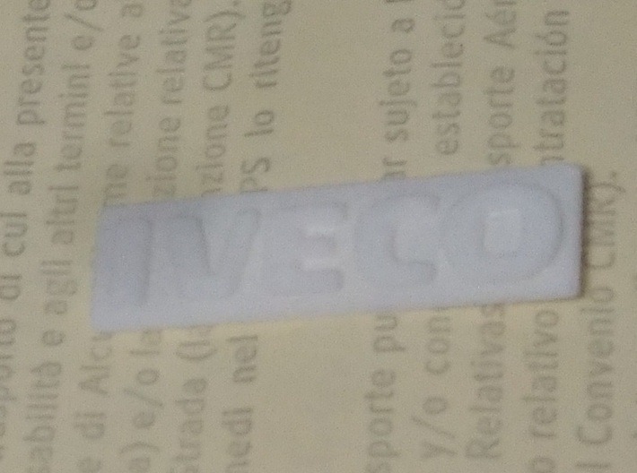 logo IVECO 6mm 3d printed 