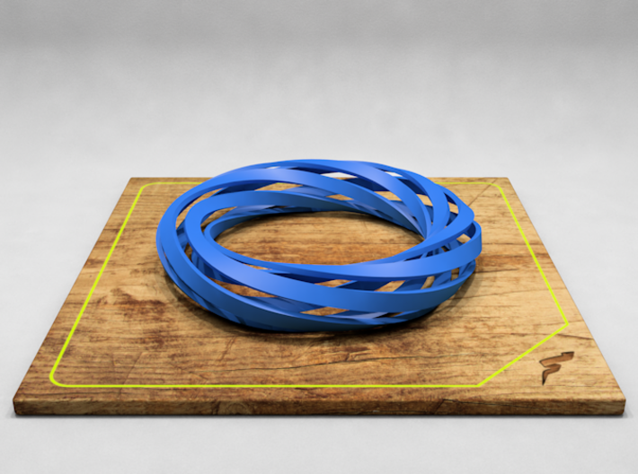 Twist Bracelet (XS) 3d printed 