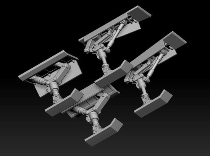 U-Wing Landing Gear for Revell  3d printed 