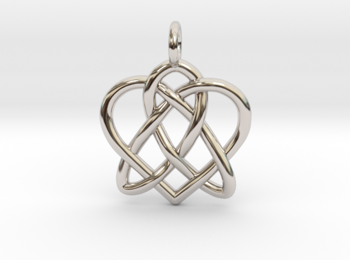 Celtic Heart pendant 3d printed