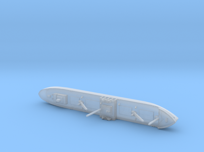 1/1800th scale Hungarian cargo ship Kassa 3d printed