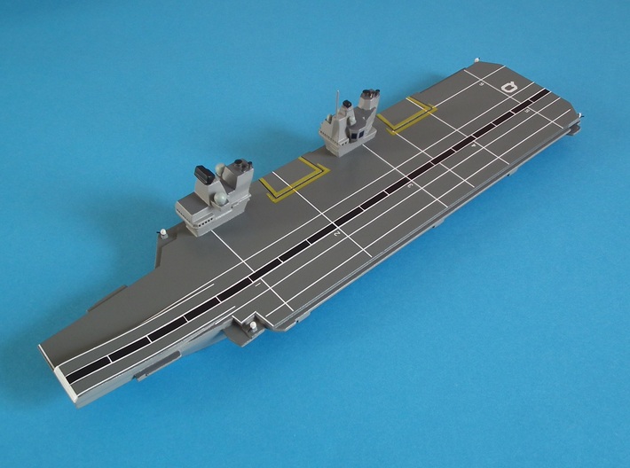 Queen Elizabeth-class aircraft carrier, 1/1200 3d printed Courtesy of Jeff (Twelvehundred)