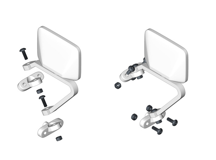 RCN087 Mirrors for Ford F150 79 P-L 3d printed 