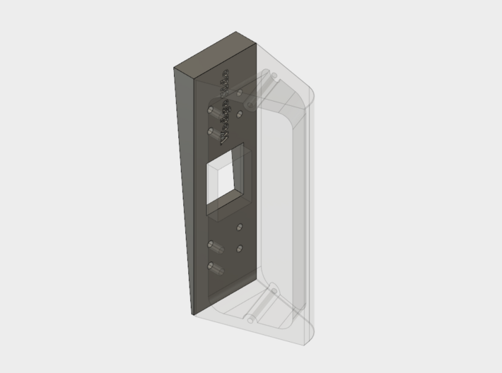Siding Wedge for Ring Doorbell Pro 70 Degree Wedge 3d printed 