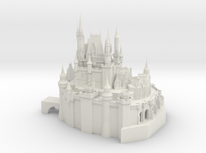 disney_castle (test) 3d printed