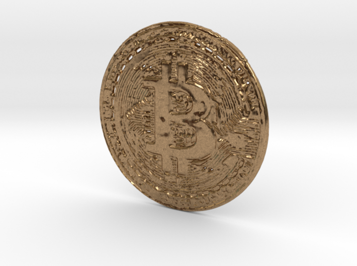 Bitcoin Coin 3d printed