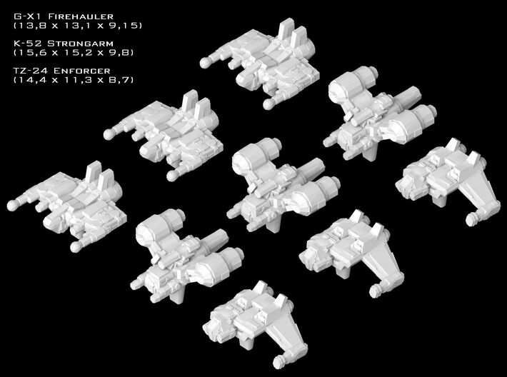 (Armada) SWTOR Fighter Set IX 3d printed