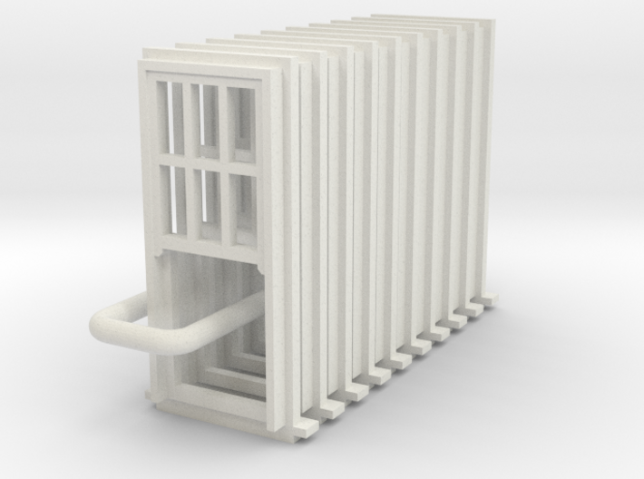 Sash Window Type 6 - 28mm x 12mm - 4mm scale 3d printed