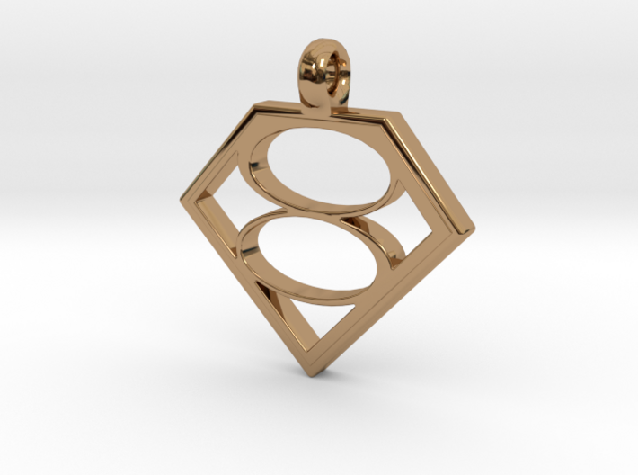 Smallville House of El necklace V2 3d printed