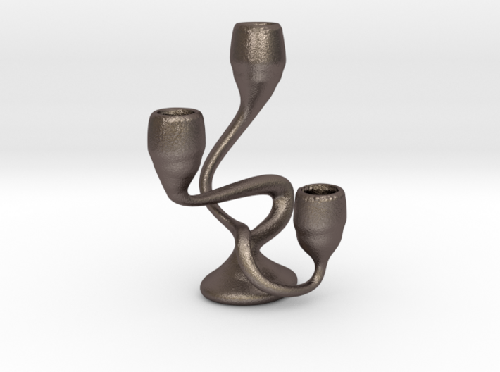 Tripla Candelabra - Taper (1/2&quot;) Candle 3d printed