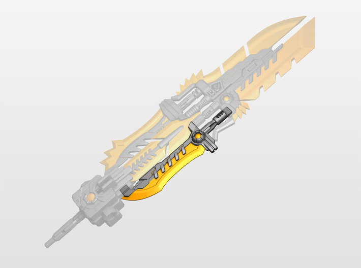 'Magmus Blade' Sword for POTP Dinobots 3d printed 
