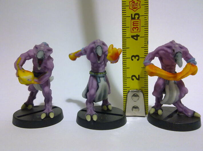 Demon troops. 3d printed Size