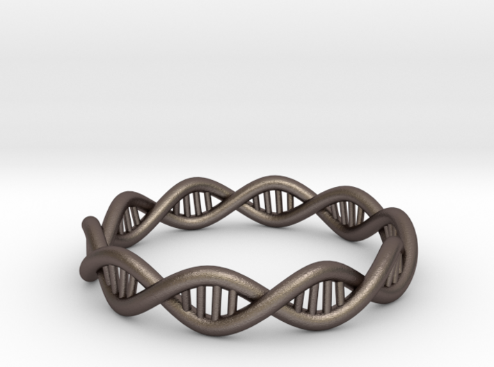 DNA Ring - Size 7 3d printed