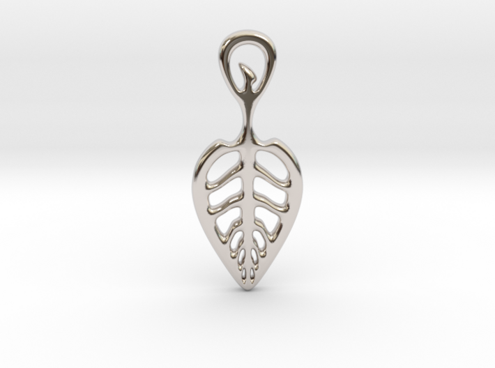 Leaf (variant II) Pendant 3d printed