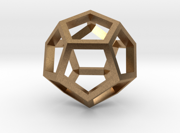 Regular Dodecahedron Mesh 3d printed