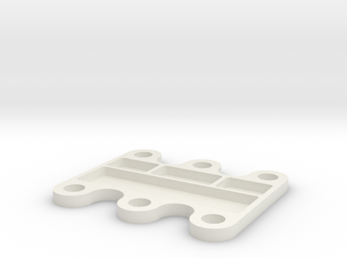 1/10 Scale Diff Tray 3d printed Diff Tray in White Strong &amp; Flexible