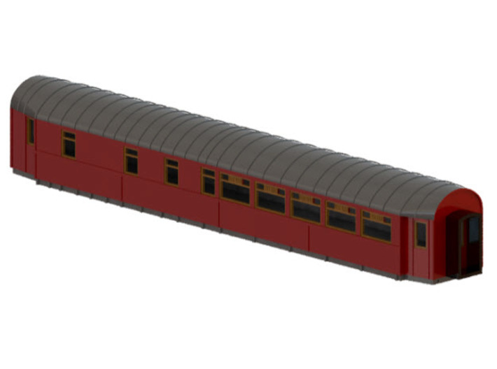 ABo3a - Swedish passenger wagon 3d printed CAD-model