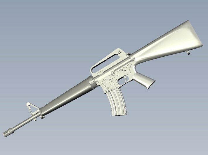 1/18 scale Colt M-16A1 rifles x 10 3d printed