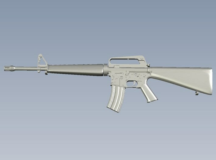 1/18 scale Colt M-16A1 rifles x 10 3d printed 