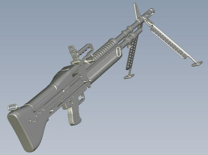 1/18 scale Saco Defense M-60 machineguns x 3 3d printed 