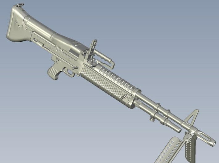 1/18 scale Saco Defense M-60 machineguns x 2 3d printed 